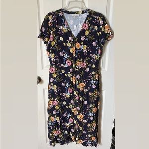 LOFT Floral Button-down Dress - NWT Sz 10